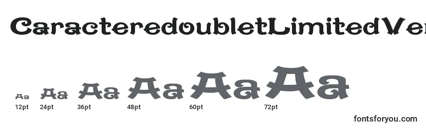 CaracteredoubletLimitedVersion (116363) Font Sizes