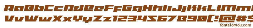 Turbochargeexpandital Font – Brown Fonts