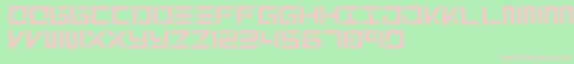 XoloNeo Font – Pink Fonts on Green Background