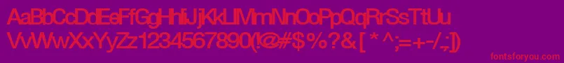 Firsthome34Bold Font – Red Fonts on Purple Background