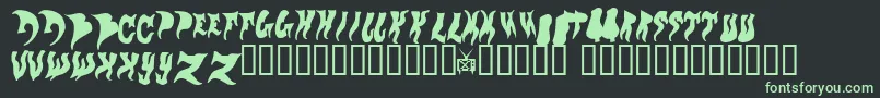 Evol Font – Green Fonts on Black Background