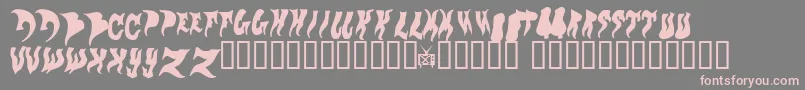fuente Evol – Fuentes Rosadas Sobre Fondo Gris