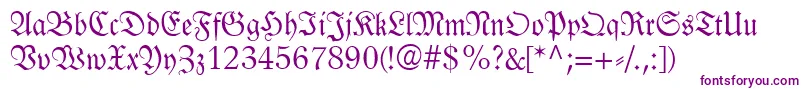 LinotypeLutherscheFraktur Font – Purple Fonts