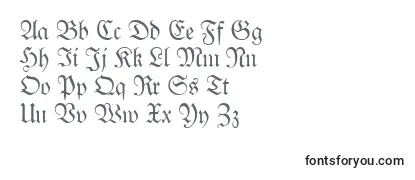 Schriftart LinotypeLutherscheFraktur