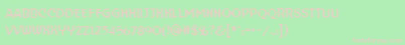 Straighttohellbb Font – Pink Fonts on Green Background