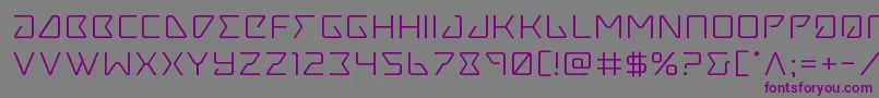 Tracerexpand Font – Purple Fonts on Gray Background