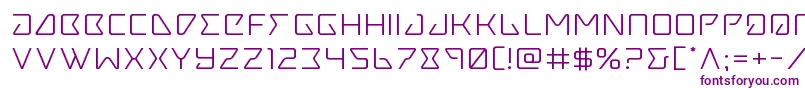 Tracerexpand Font – Purple Fonts on White Background