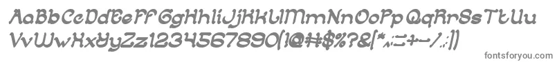 Шрифт ArabianKnightBoldItalic – серые шрифты