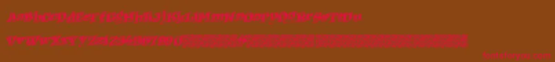 Westernracing Font – Red Fonts on Brown Background