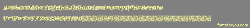 Westernracing Font – Yellow Fonts on Gray Background