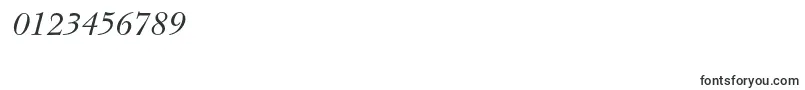 NewbaskervillestdItalic Font – Fonts for Numbers and Digits