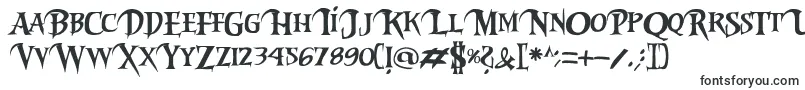 Шрифт Riky2vamp – шрифты для надписей