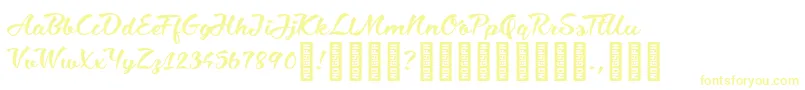 CiaobabyRegular Font – Yellow Fonts