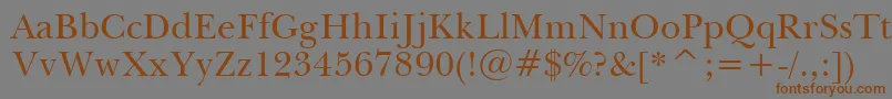 Tt0031c Font – Brown Fonts on Gray Background