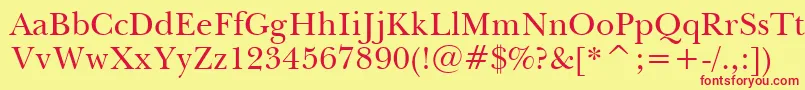 Tt0031c Font – Red Fonts on Yellow Background