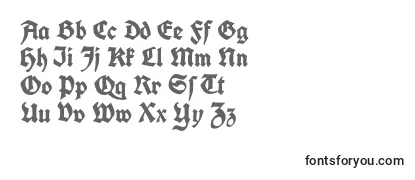 Обзор шрифта KochFetteDeutscheSchrift