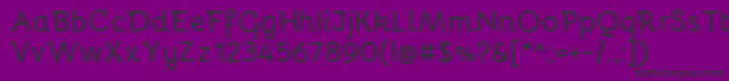 fuente BellotaBold – Fuentes Negras Sobre Fondo Morado