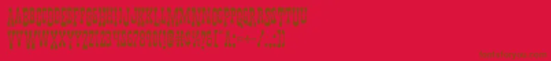 Youngerbrosdropcaps Font – Brown Fonts on Red Background