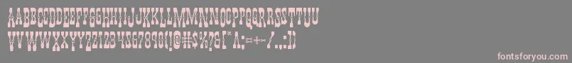 Fonte Youngerbrosdropcaps – fontes rosa em um fundo cinza