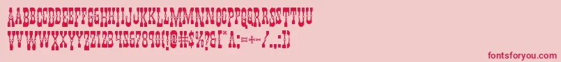 Youngerbrosdropcaps Font – Red Fonts on Pink Background