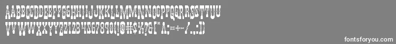 Youngerbrosdropcaps Font – White Fonts on Gray Background