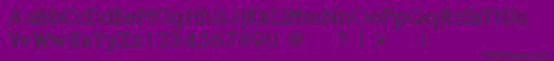 PresseUnregistered Font – Black Fonts on Purple Background