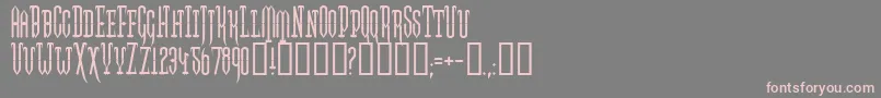 TwoGunJohann Font – Pink Fonts on Gray Background