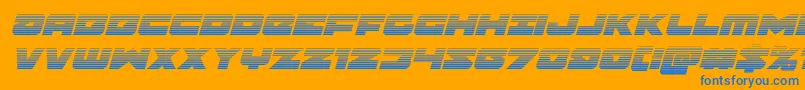 fuente Banjinscanital – Fuentes Azules Sobre Fondo Naranja