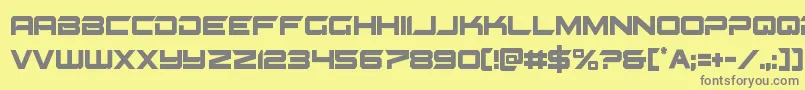 Gypsykillercond Font – Gray Fonts on Yellow Background