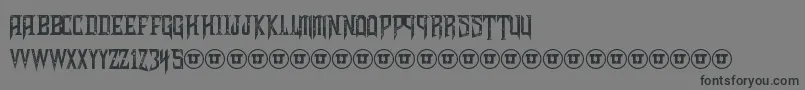 ShadowsOfSecurity Font – Black Fonts on Gray Background