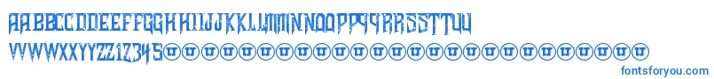 ShadowsOfSecurity Font – Blue Fonts on White Background