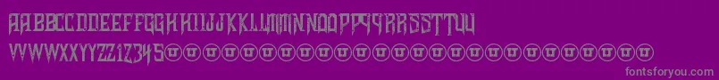 ShadowsOfSecurity Font – Gray Fonts on Purple Background