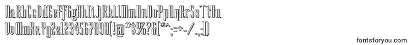 Шрифт Soshad – печатные шрифты
