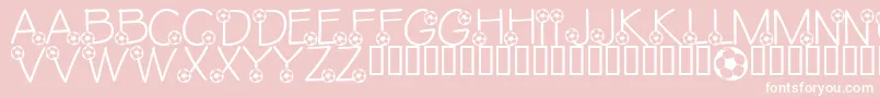 フォントLmsEthansGame – ピンクの背景に白い文字