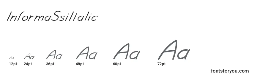 InformaSsiItalic Font Sizes