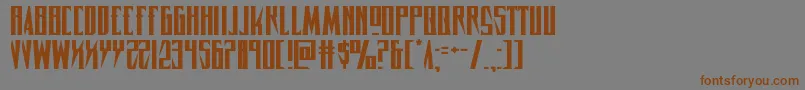 Timberwolfexpand2 Font – Brown Fonts on Gray Background