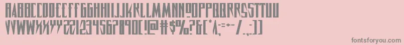 Timberwolfexpand2 Font – Gray Fonts on Pink Background