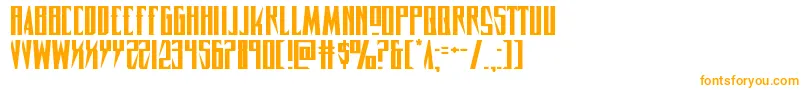 Timberwolfexpand2 Font – Orange Fonts on White Background