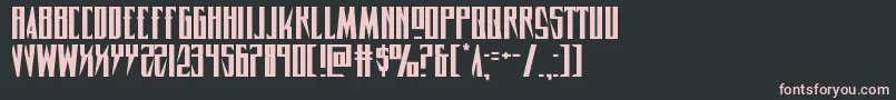 Timberwolfexpand2 Font – Pink Fonts on Black Background