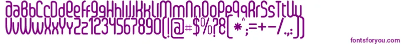 フォントSenziBold – 紫色のフォント