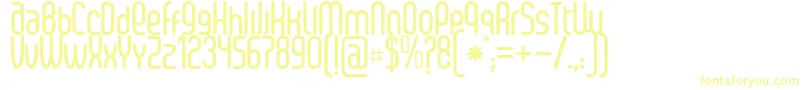 SenziBold-fontti – keltaiset fontit