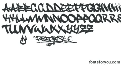 Justfist font – graffiti Fonts