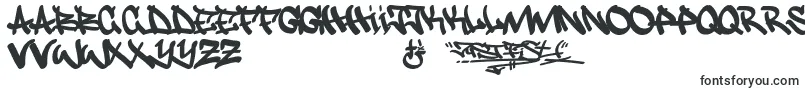 Шрифт Justfist – граффити шрифты