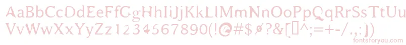 Bajsmask Font – Pink Fonts on White Background