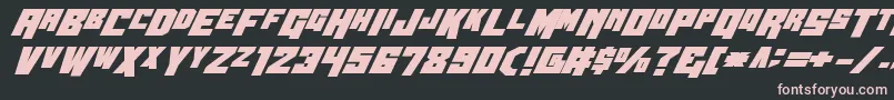 Wbv5bold Font – Pink Fonts on Black Background