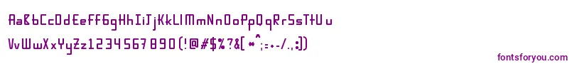 Karpow Font – Purple Fonts on White Background