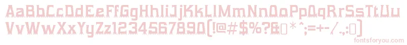 Więcej informacji o czcionce GumtuckeyRegular Czcionka GumtuckeyRegular – różowe czcionki