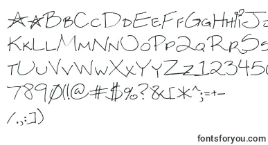 SexySara font – chalk Fonts
