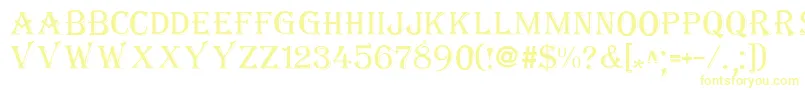 AlgerikadbNormal Font – Yellow Fonts