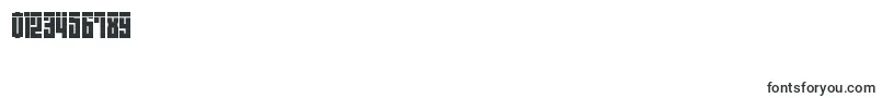 Eastwestlaser-Schriftart – Schriften für Zahlen und Nummern